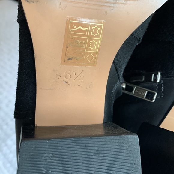 Madewell Darcy Boot block heel leather/suede - Picture 3 of 9